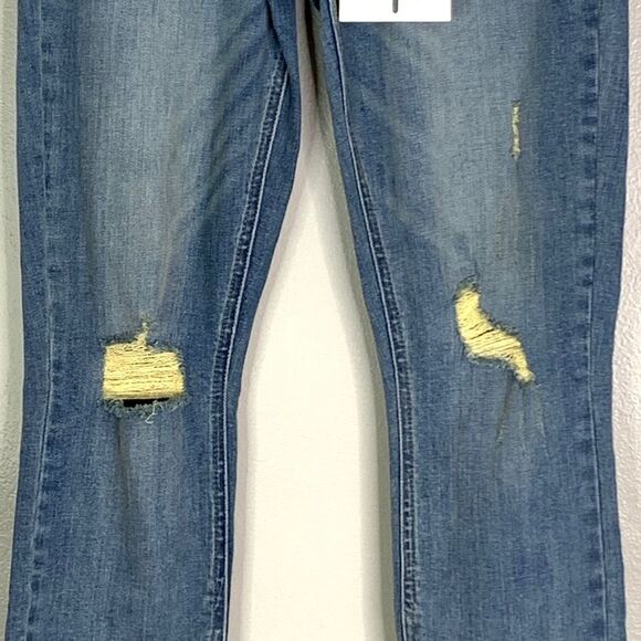 Pistola Tory Distressed Cropped Ankle Zip Skinny Jeans Size 26 New - Picture 6 of 16